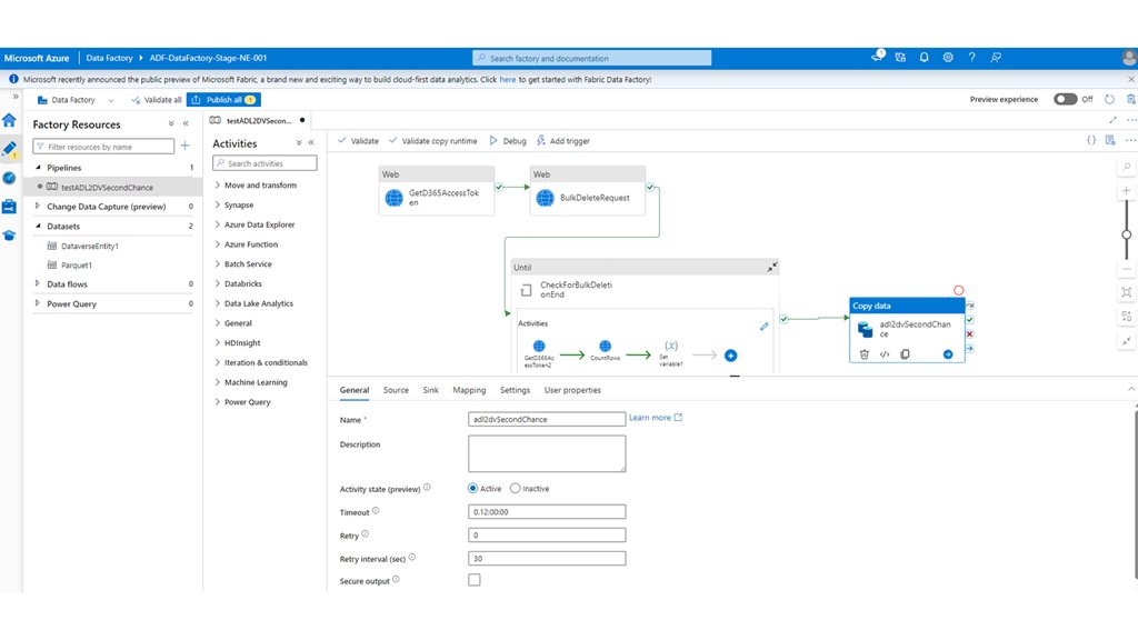 With Azure Data Factory we can seamlessly uplift your data, transform it and store it for your downstream analysis. 