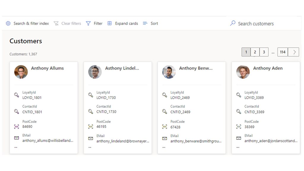 Apply Customer Insights data cleansing, enrichment, and fuzzy matching tools.