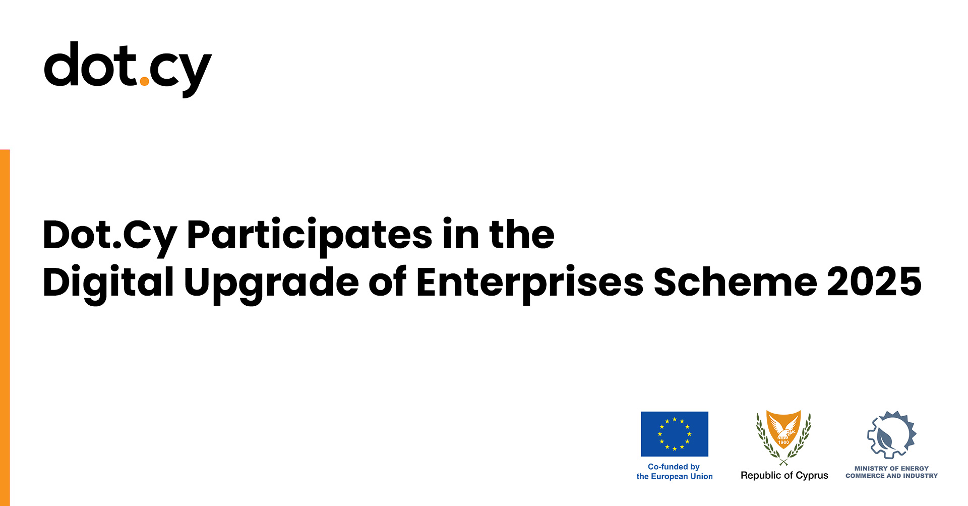Dot.Cy Participates in the Digital Upgrade of Enterprises Scheme 2025